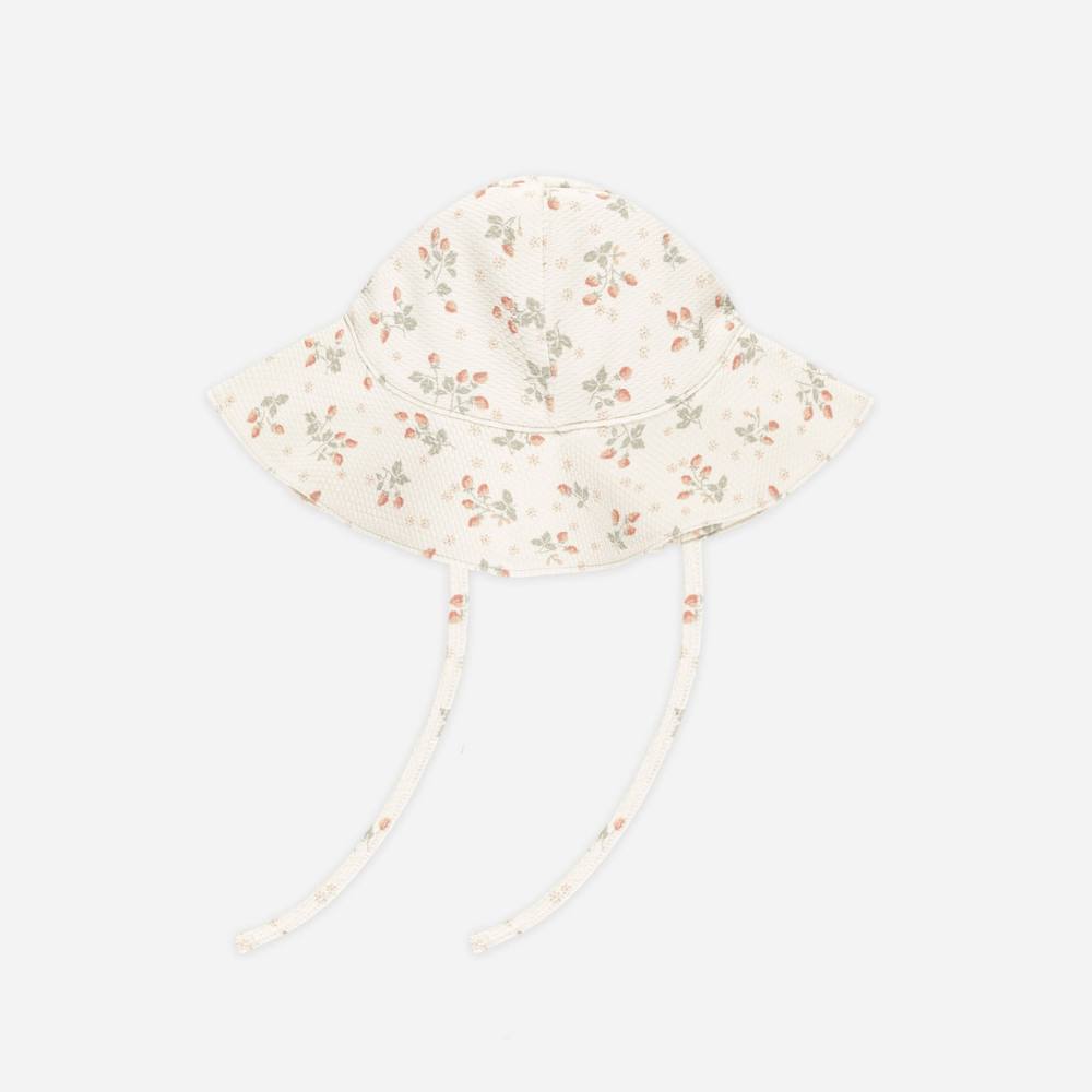 Strawberries Sunhat by Quincy Mae
