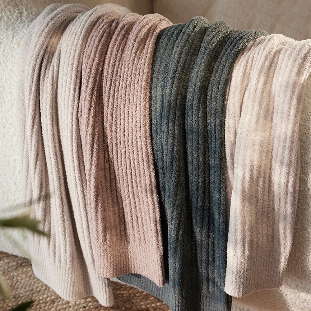 Barefoot Dreams CozyChic Lite Ribbed Baby Blanket in Waterloo