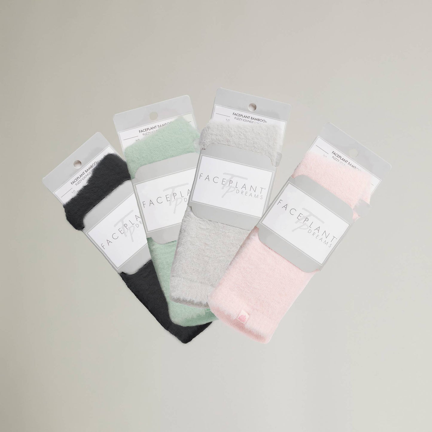 Faceplant Dreams Aqua Soft Fuzzy Lounge Socks