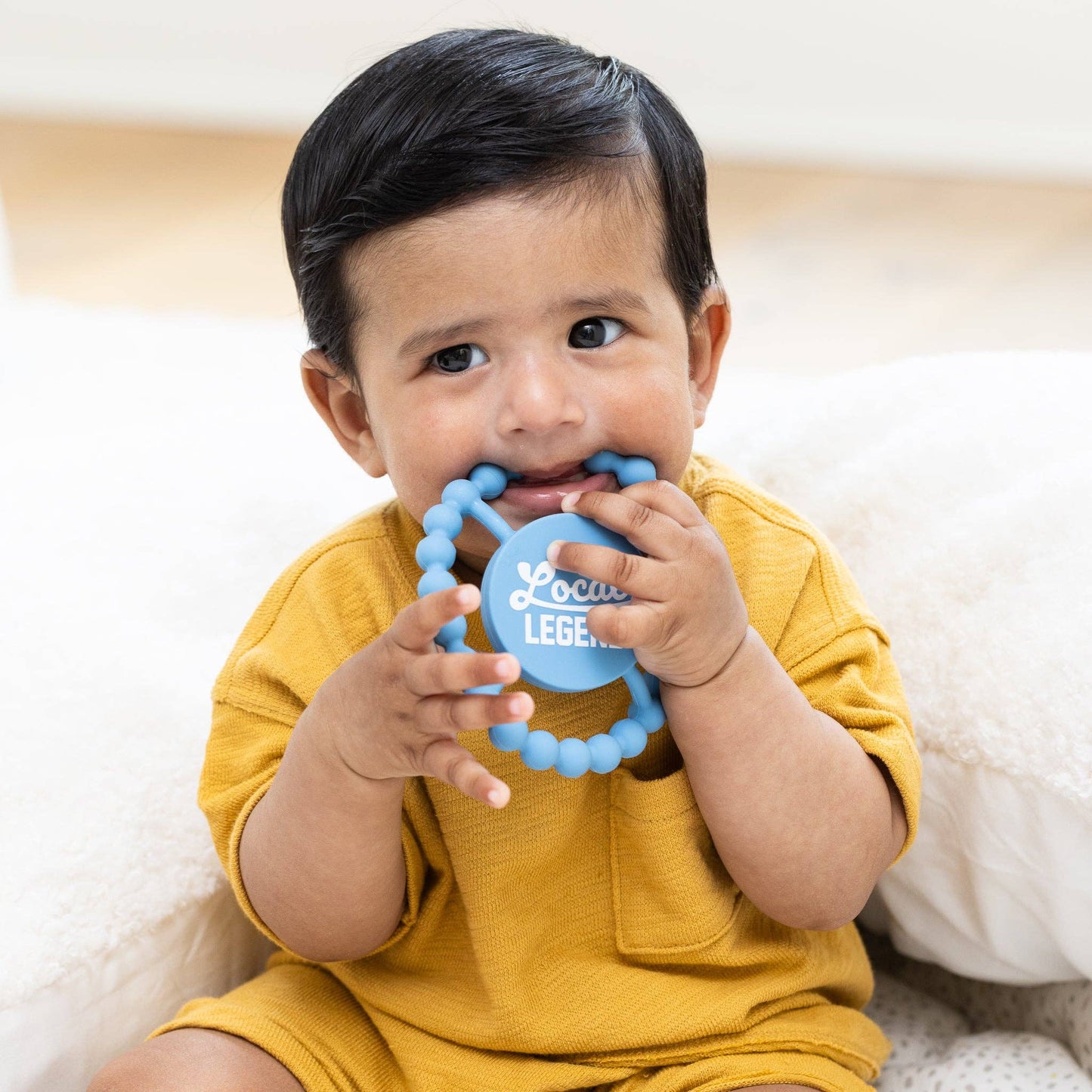 Bella Tunno - Local Legend Happy Teether: Blue