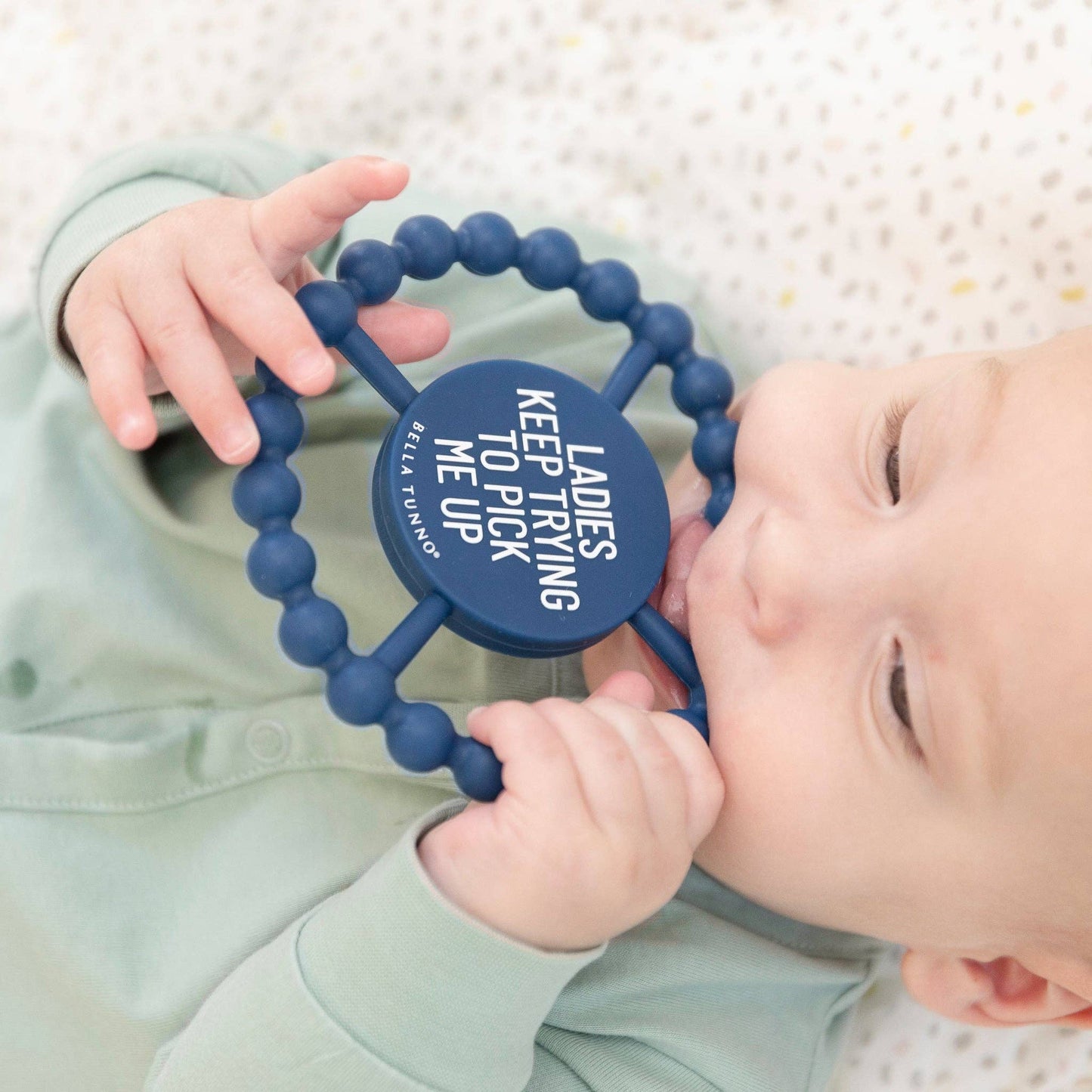 Bella Tunno - Ladies Pick Me Up Happy Teether: Blue