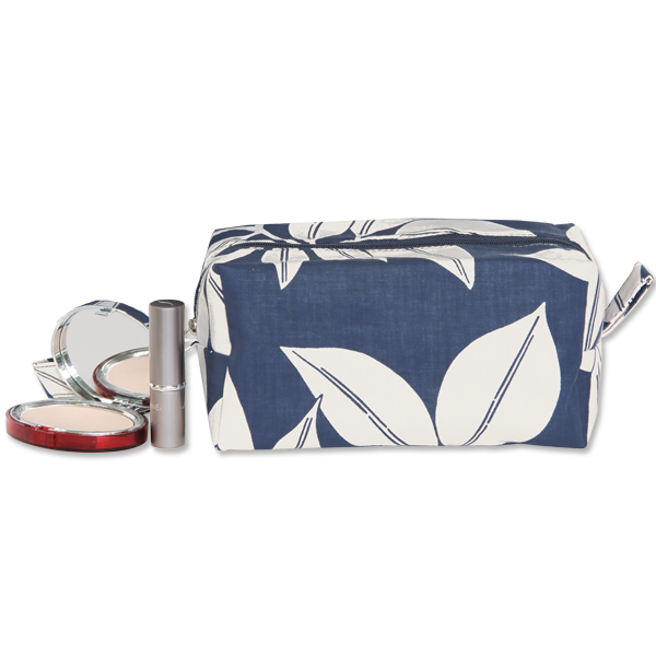 Small Indigo Spring Flowers Cosmetic Cases by Balizen Direct from Bali