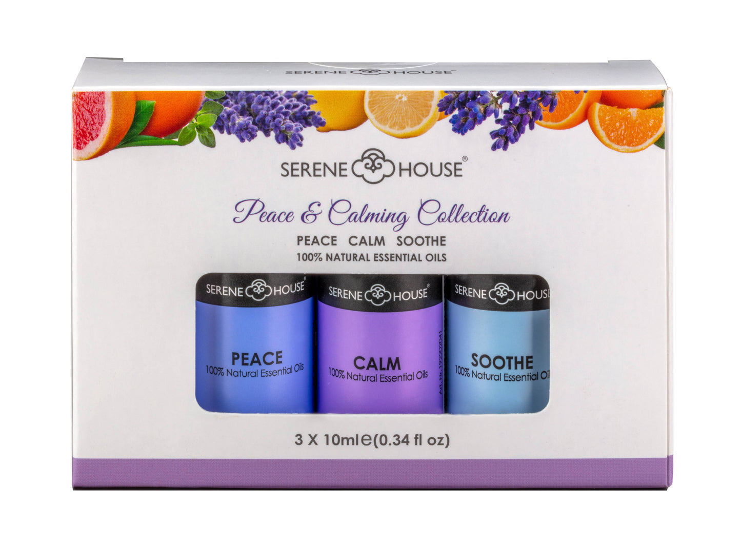 SERENE HOUSE - Peace & Calming Set - 100% Natural Essential Oil Set 10ml