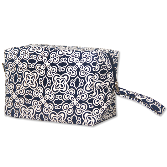 Large Indigo Batik Cosmetic Cases by Balizen Direct from Bali