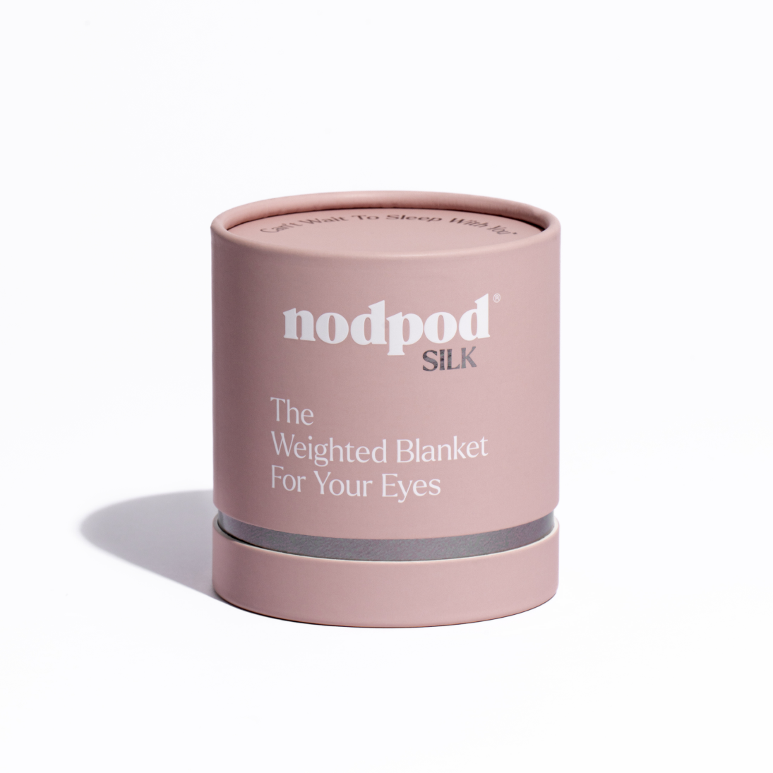 Nodpod Silk Weighted Sleep Mask – Pearl