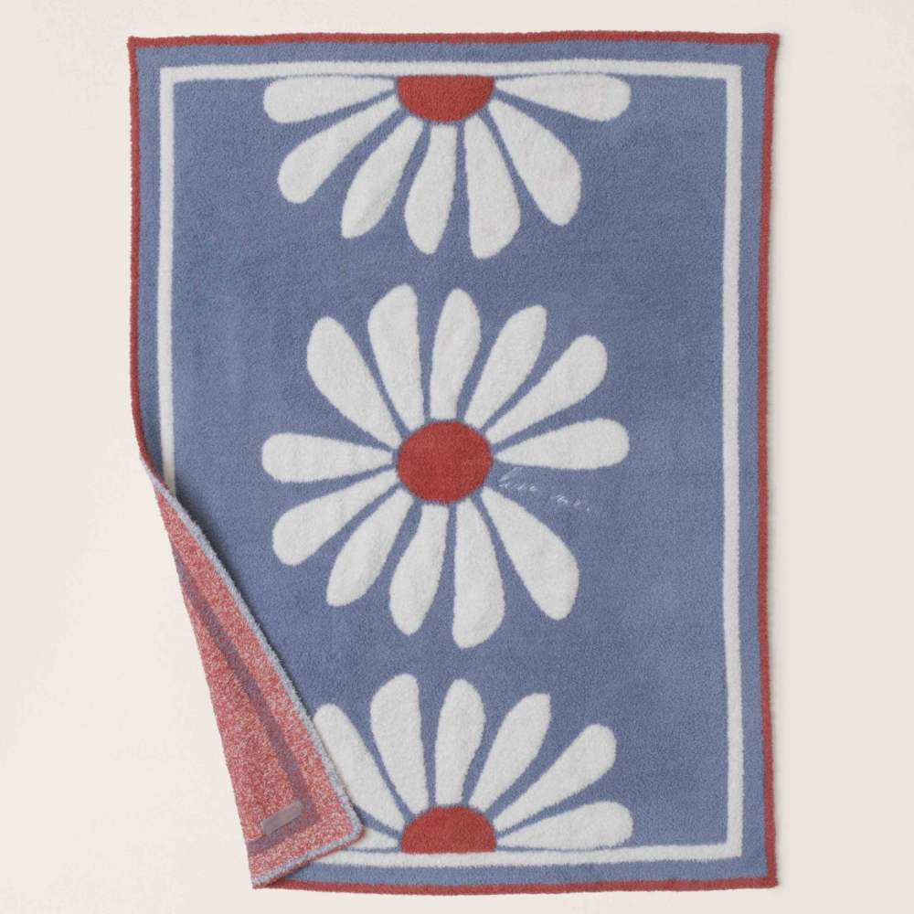 Barefoot Dreams Daisy Stroller Blanket