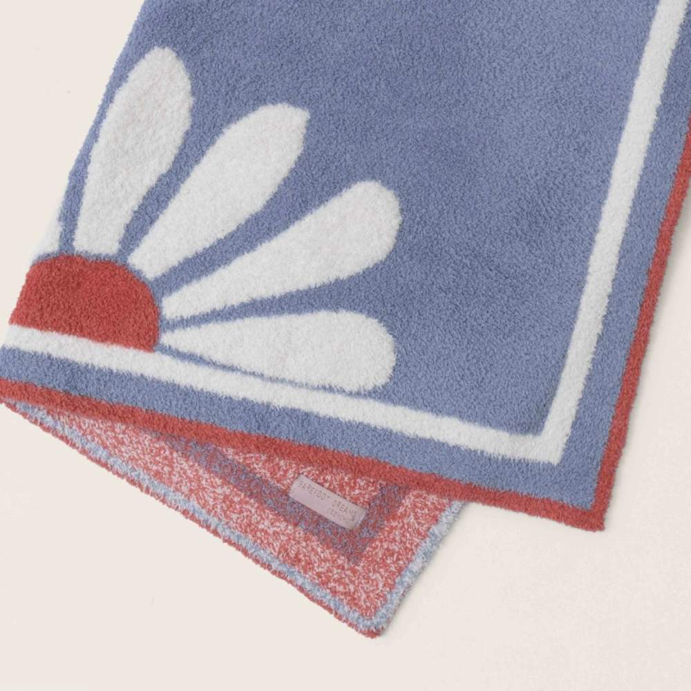 Barefoot Dreams Daisy Stroller Blanket
