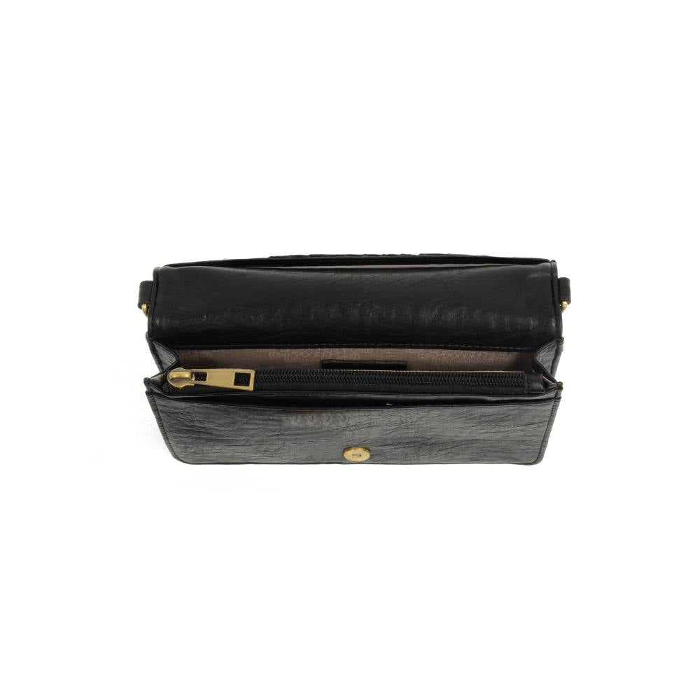 Joy Susan Black Billie Mini Organizer Crossbody Bag