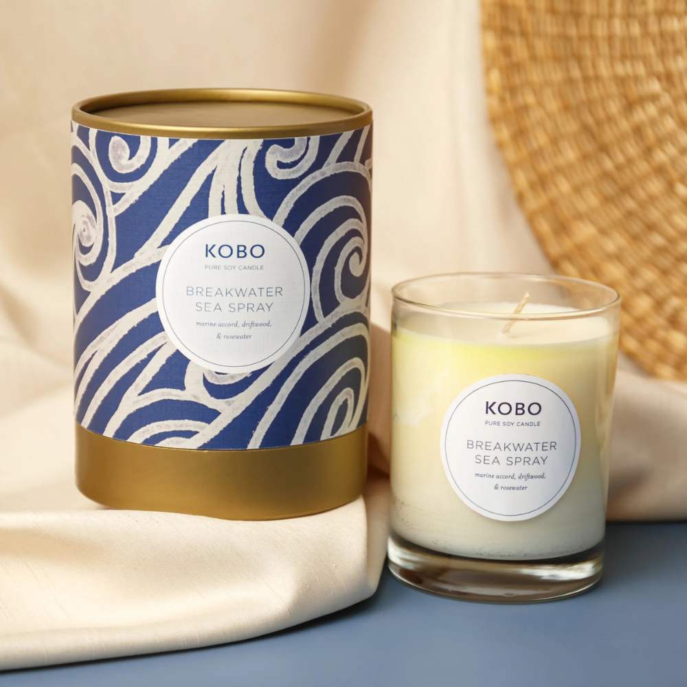 Breakwater Sea Spray Coastal Candle by Kobo