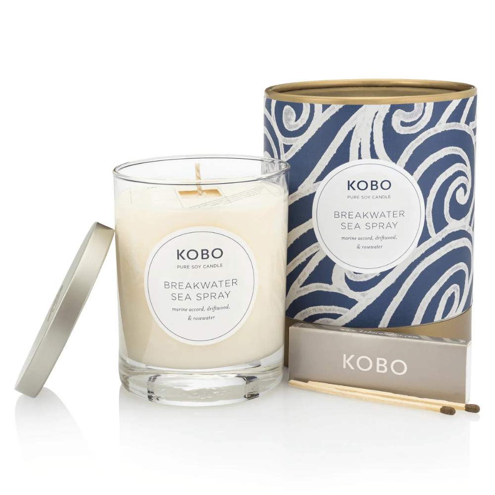 Breakwater Sea Spray Coastal Candle by Kobo