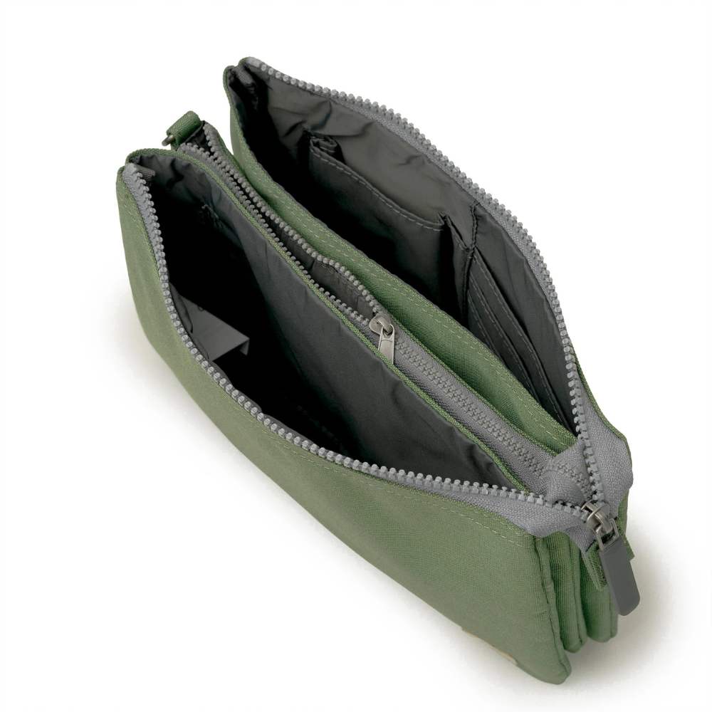 Carnaby Crossbody Recycled Bag in Granite by ORI London