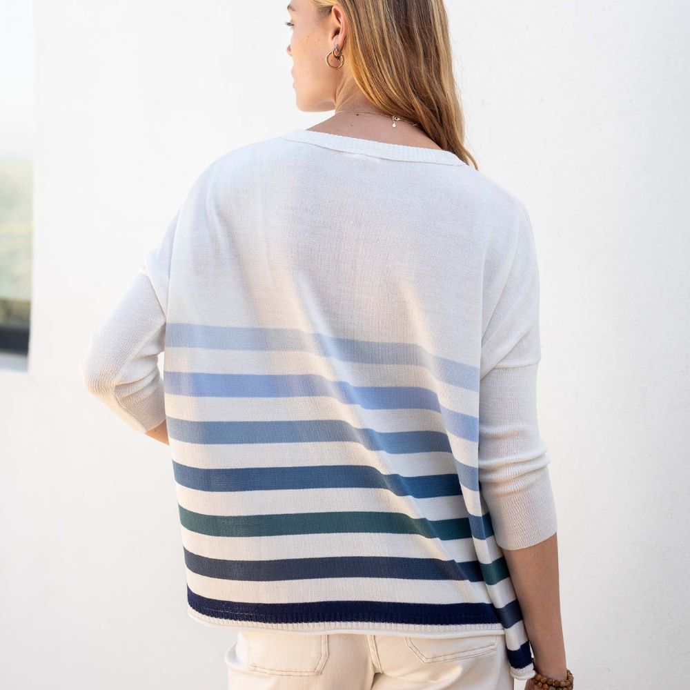 Catalina Sweater in Seaside Fade by Mersea