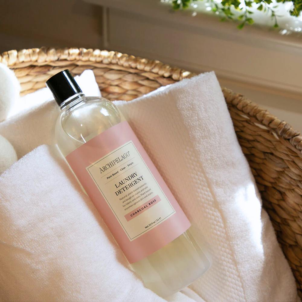 Charcoal Rose Laundry Detergent by Archipelago Botanicals