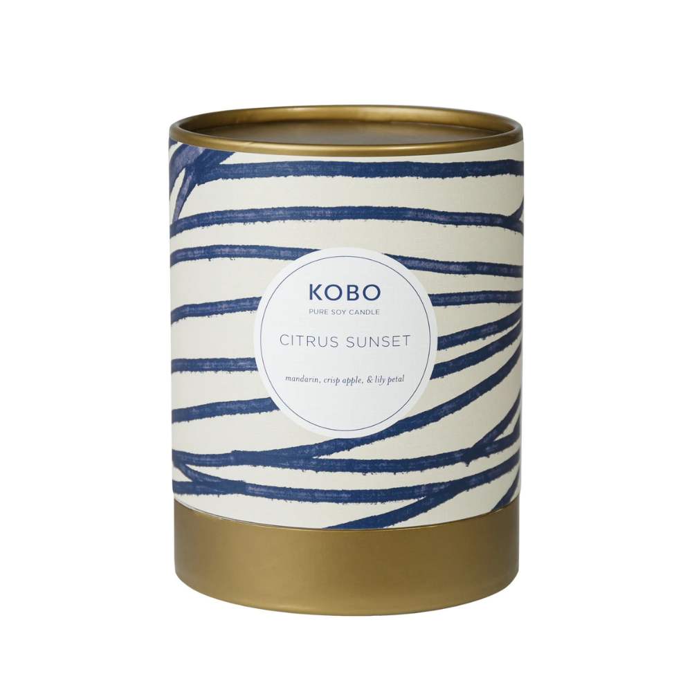 Citrus Sunset Coastal Candle by Kobo