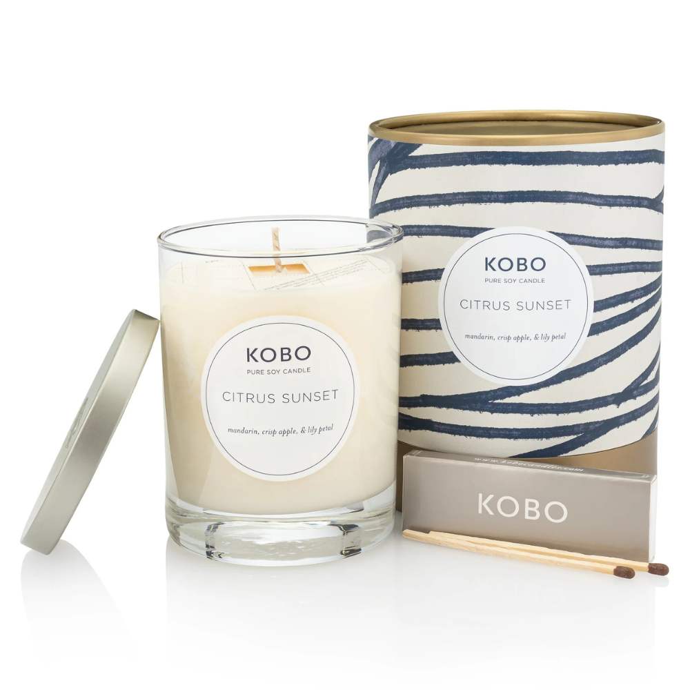 Citrus Sunset Coastal Candle by Kobo