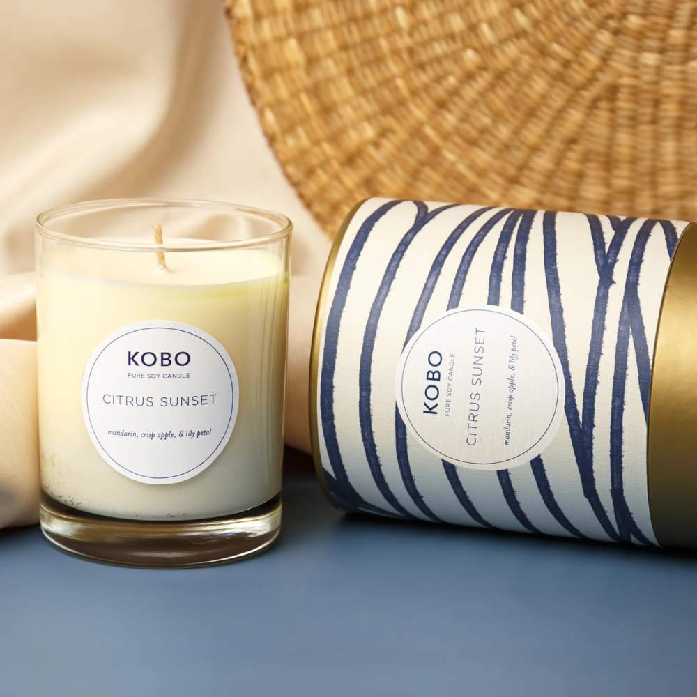 Citrus Sunset Coastal Candle by Kobo
