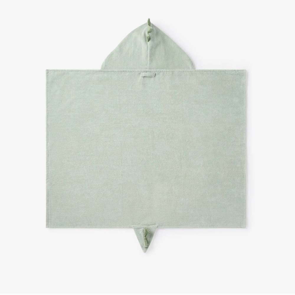 Sage Dinosaur Hooded Bath Towel