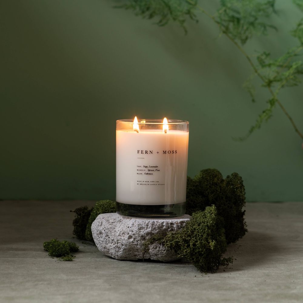 Fern + Moss Classic 2-Wick Candle