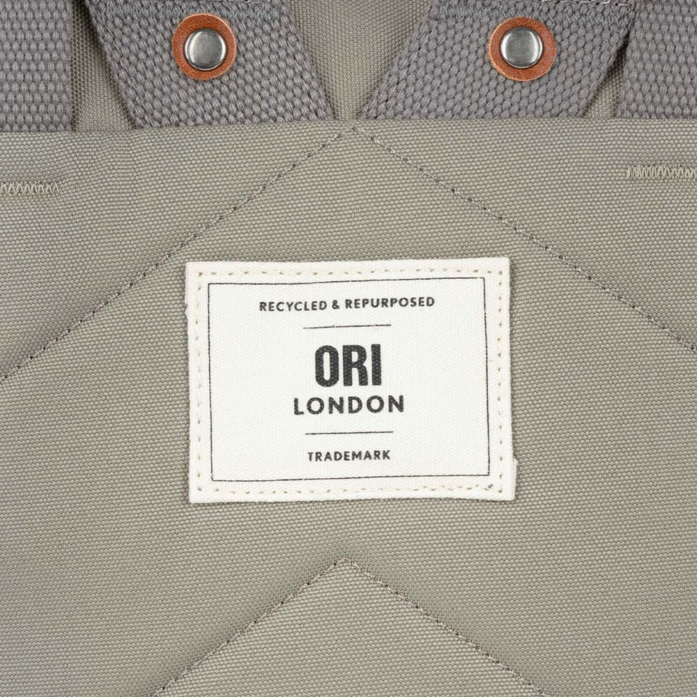 Finchley Medium Recycled Canvas Backpack in Coriander by ORI London