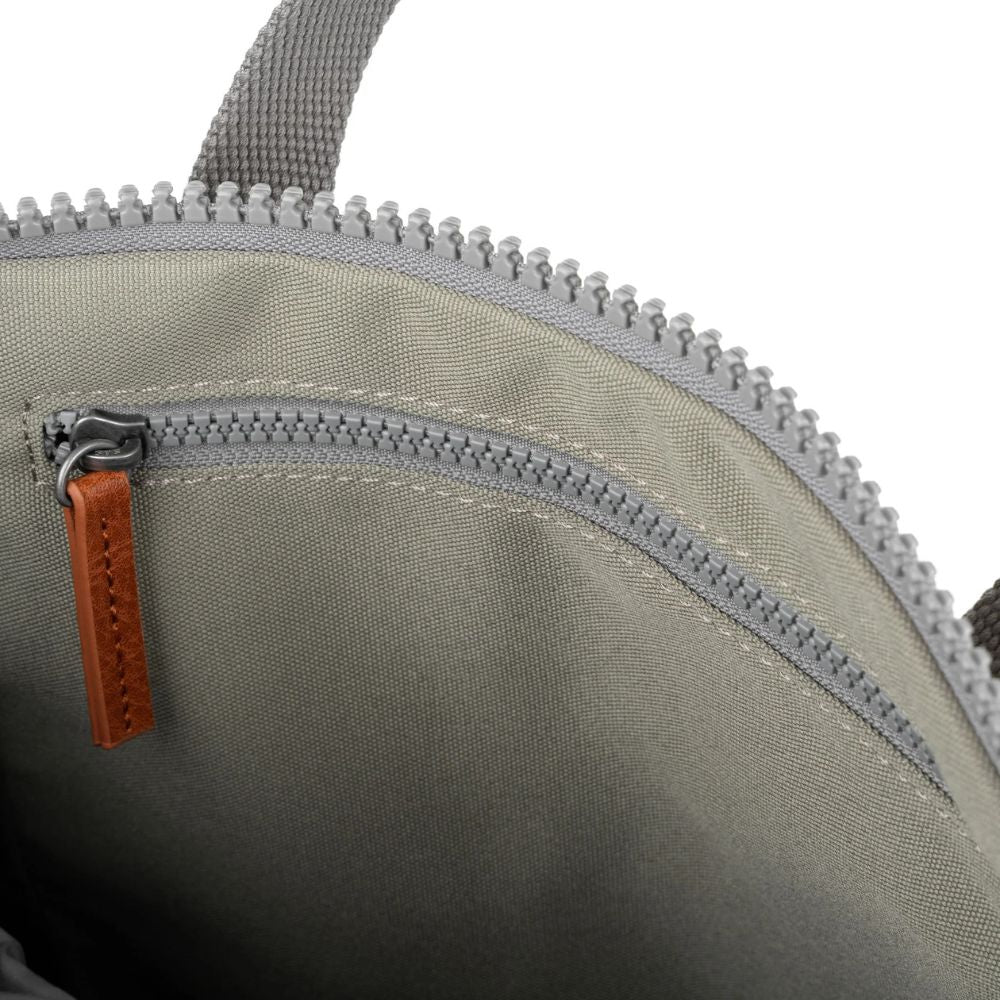 Finchley Medium Recycled Canvas Backpack in Coriander by ORI London