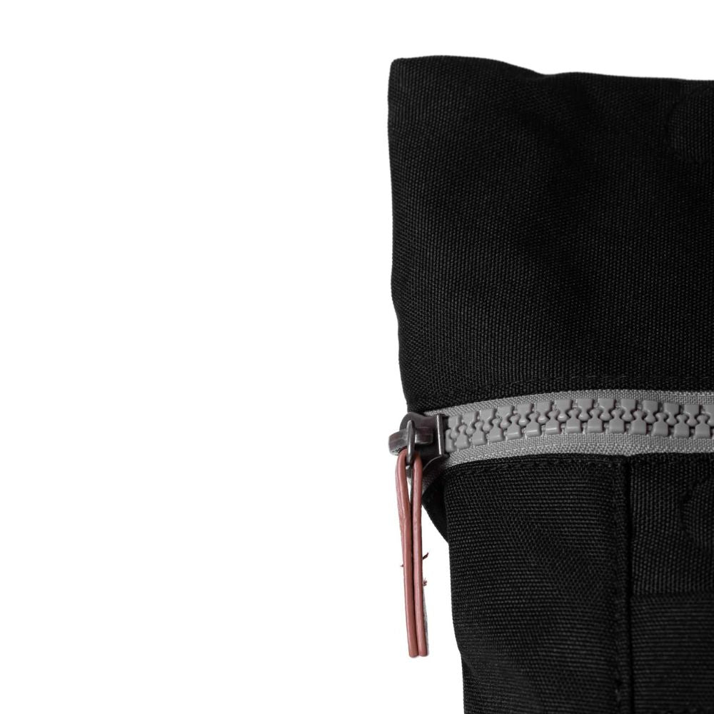 Finchley Medium Recycled Canvas Backpack in Ash by ORI London