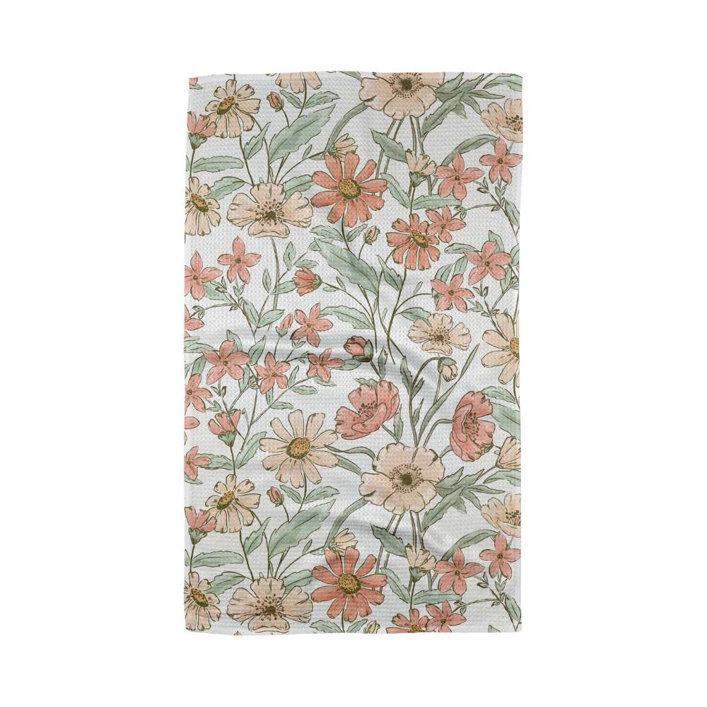 Wildflower Whisper Tea Towel by Geometry
