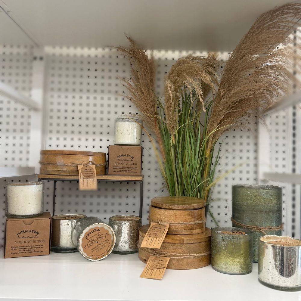 Himalayan Grapefruit Pine Mountain Barrel Small Candle