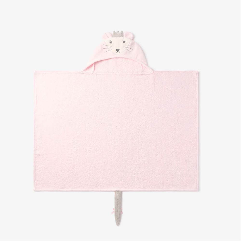 Pink Mouse Hooded Bath Towel