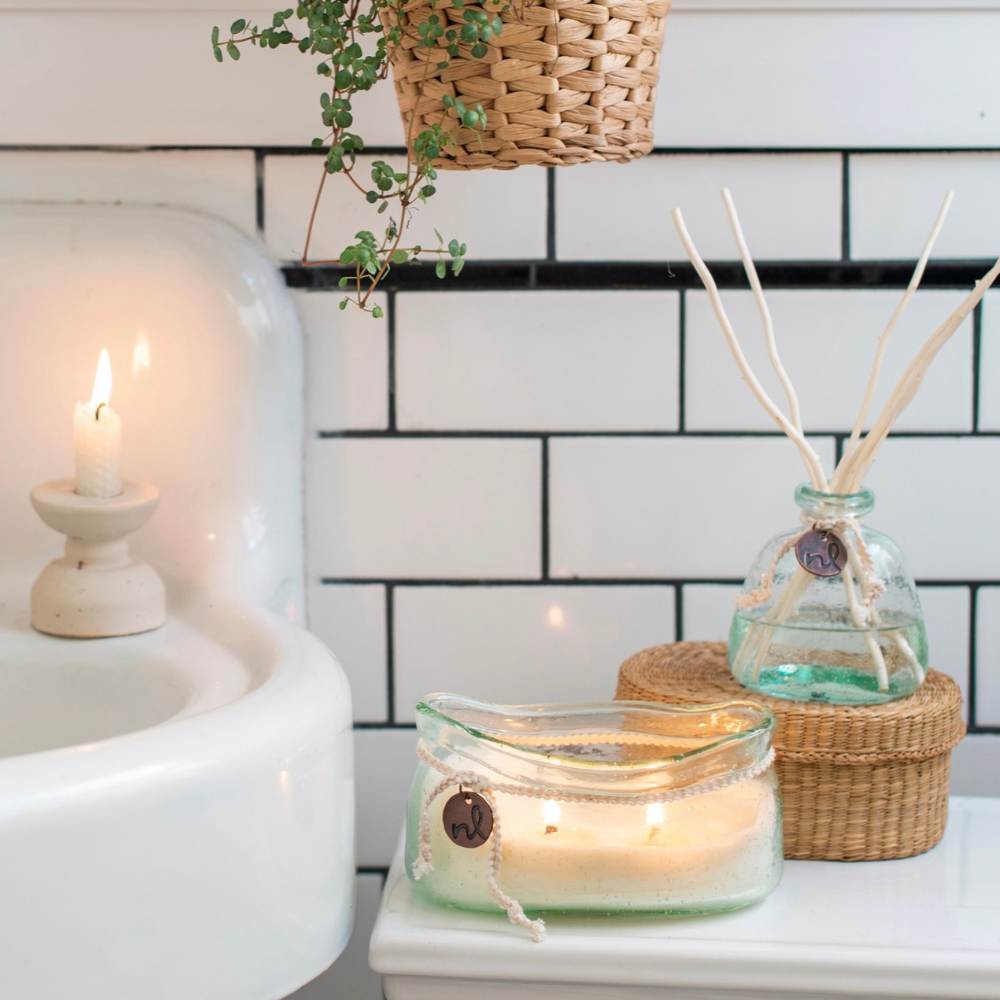 Sea Rose & Cotton Windward Candle by Northern Lights
