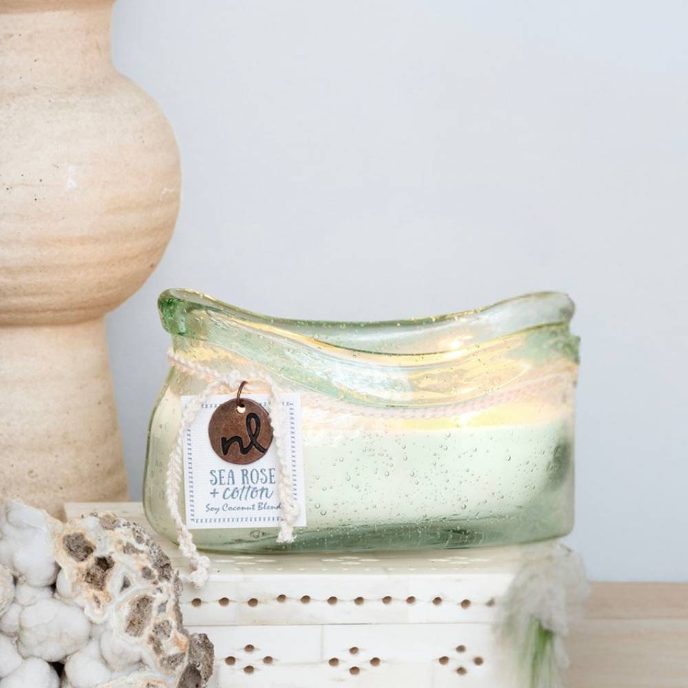 Sea Rose & Cotton Windward Candle by Northern Lights