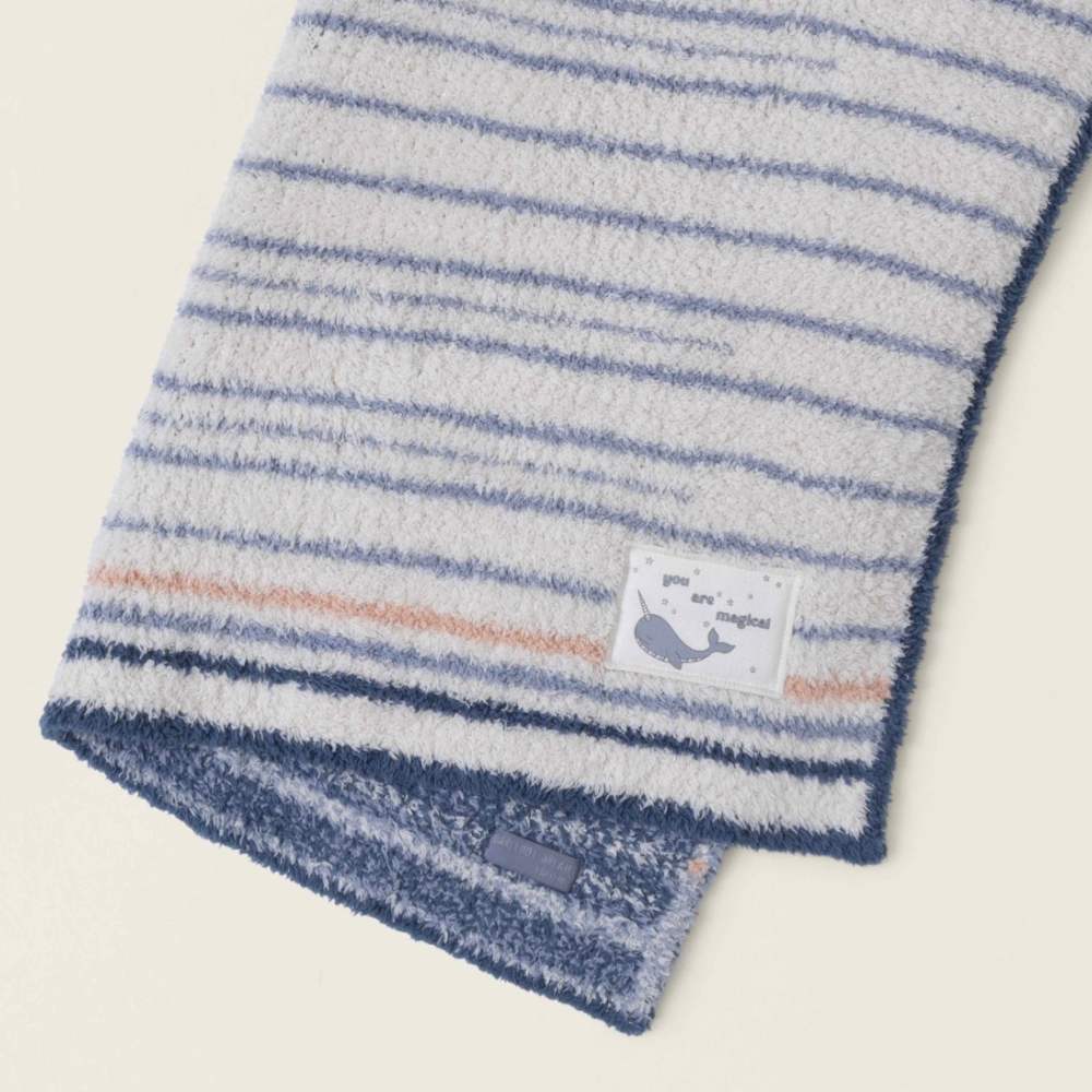 Barefoot Dreams Narwahl Stroller Blanket