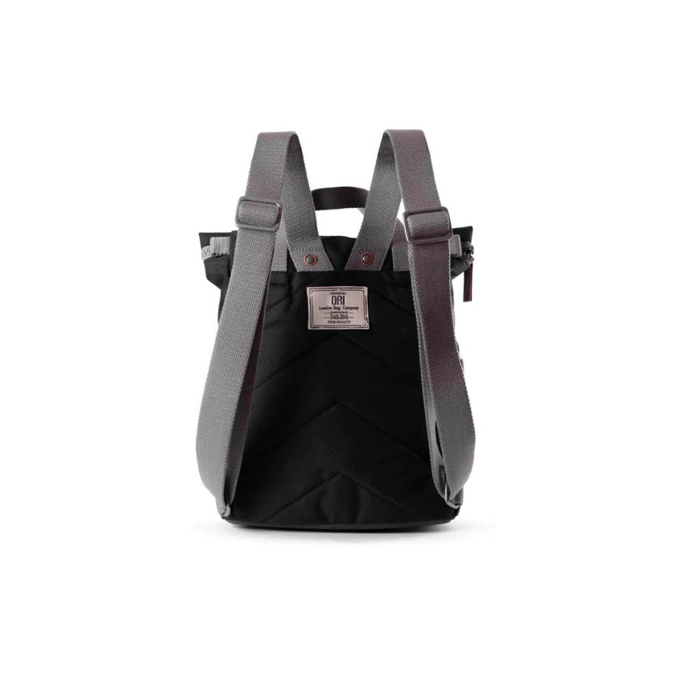 Finchley Medium Recycled Canvas Backpack in Ash by ORI London