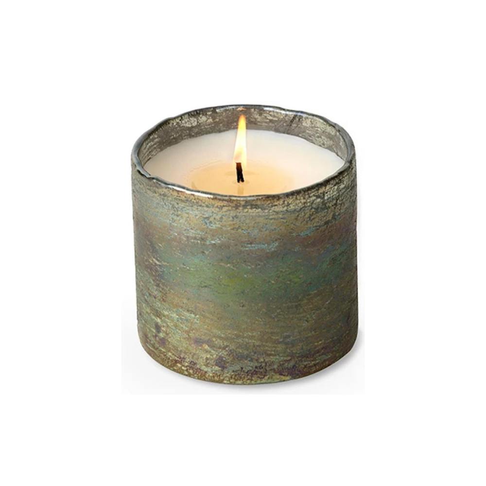 Himalayan Orange Grove Artisan Glass Blown Candle