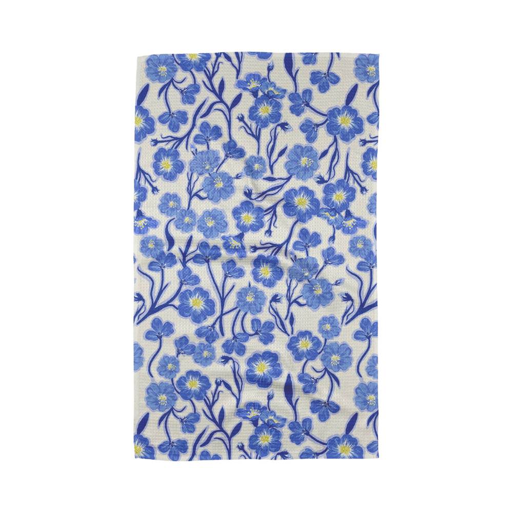 Geometry Primavera Blooms Tea Towel