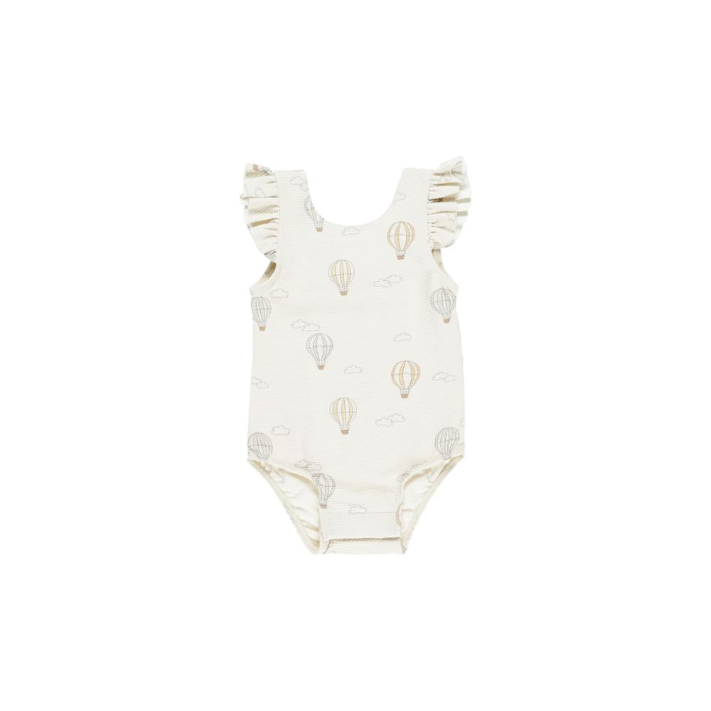Hot Air Balloons One-Piece Swimsuit by Quincy Mae