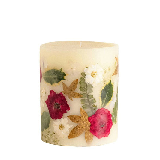 Winterberry Frost Small Round Botanical Candle by Rosy Rings