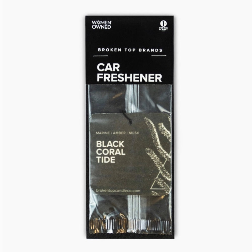 Black Coral Tide Car Freshener from Broken Top Brands lifestyle image