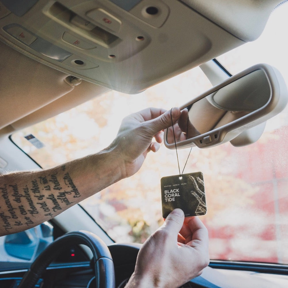 Black Coral Tide Car Freshener from Broken Top Brands lifestyle image