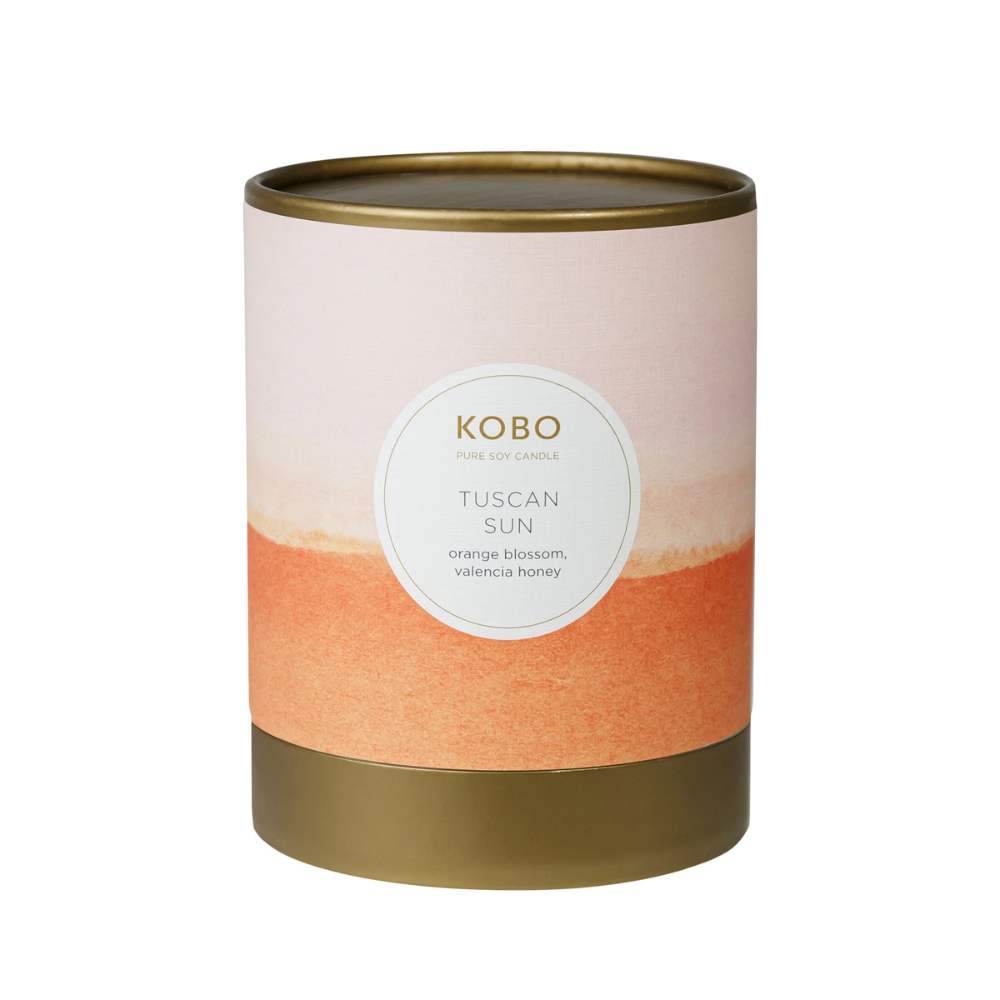 Tuscan Sun Watercolor Candle by Kobo