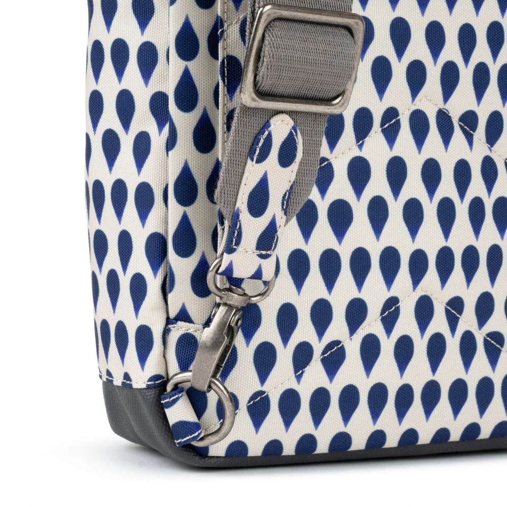 Willesden B Recycled Crossbody Bag in Indigo Rain by ORI London