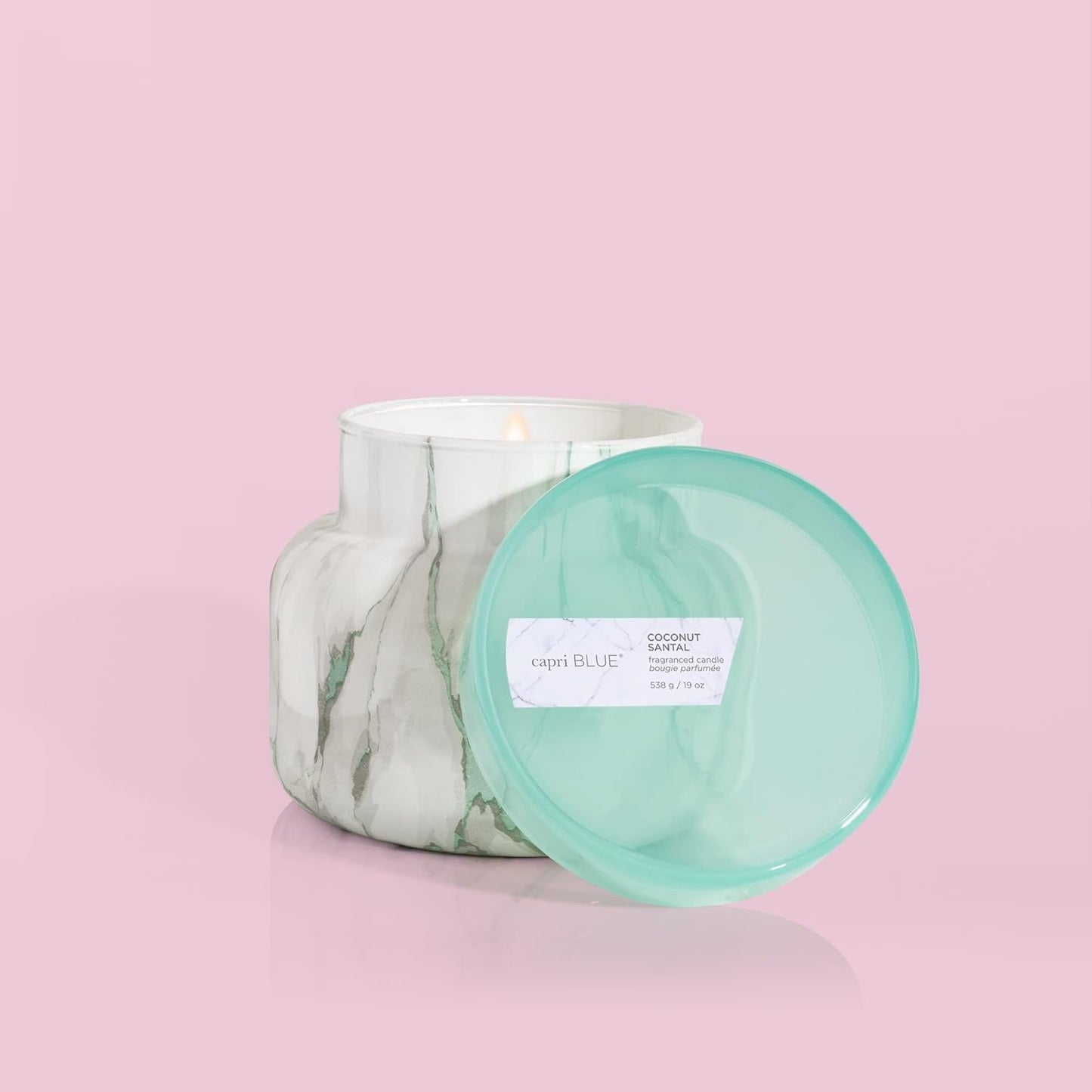 Coconut Santal Modern Marble Candle by Capri Blue
