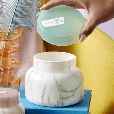 Coconut Santal Modern Marble Candle by Capri Blue