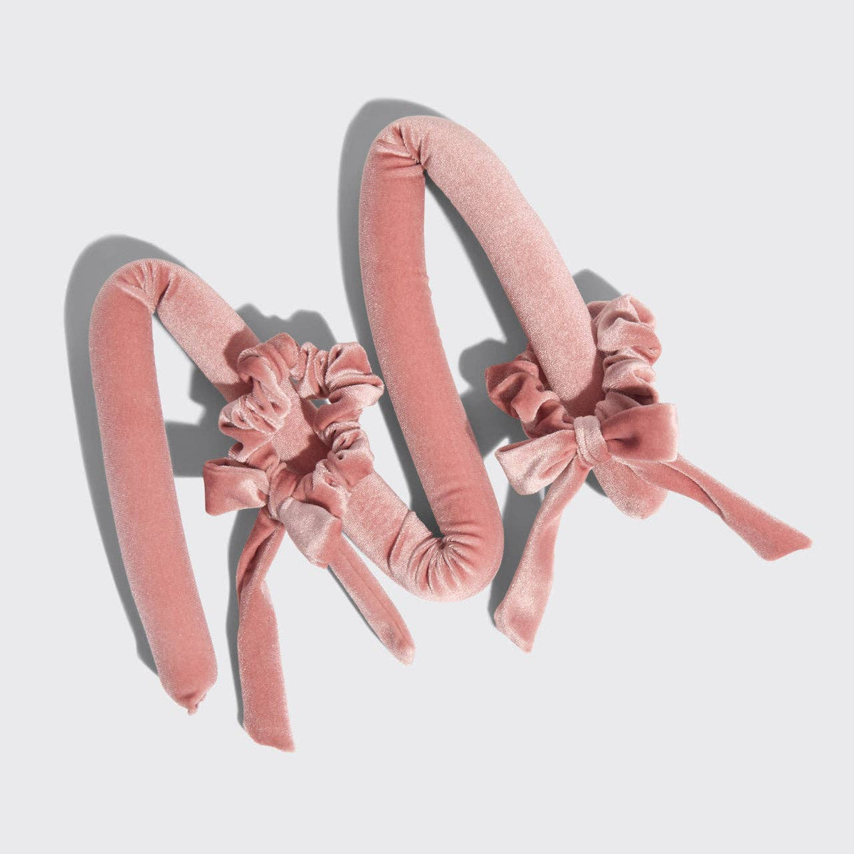 Kitsch terracotta velvet heatless curling set, additional view 5