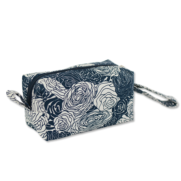 Small Indigo Spring Flowers Cosmetic Cases by Balizen Direct from Bali