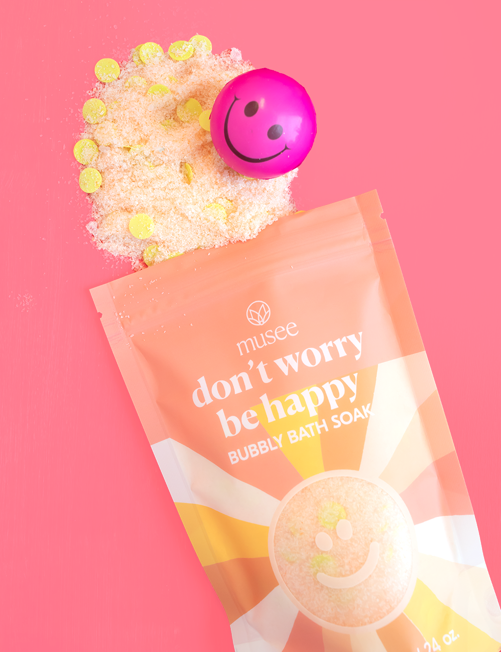 Musee - Don't Worry Be Happy Bubbly Bath Soak