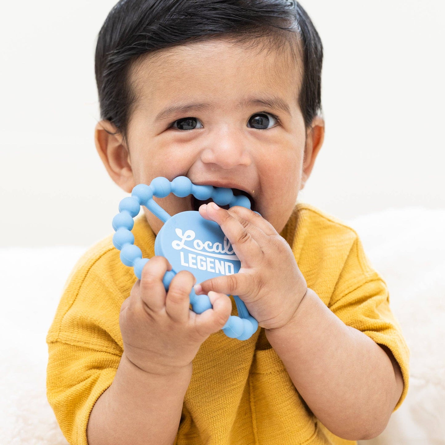 Bella Tunno - Local Legend Happy Teether: Blue