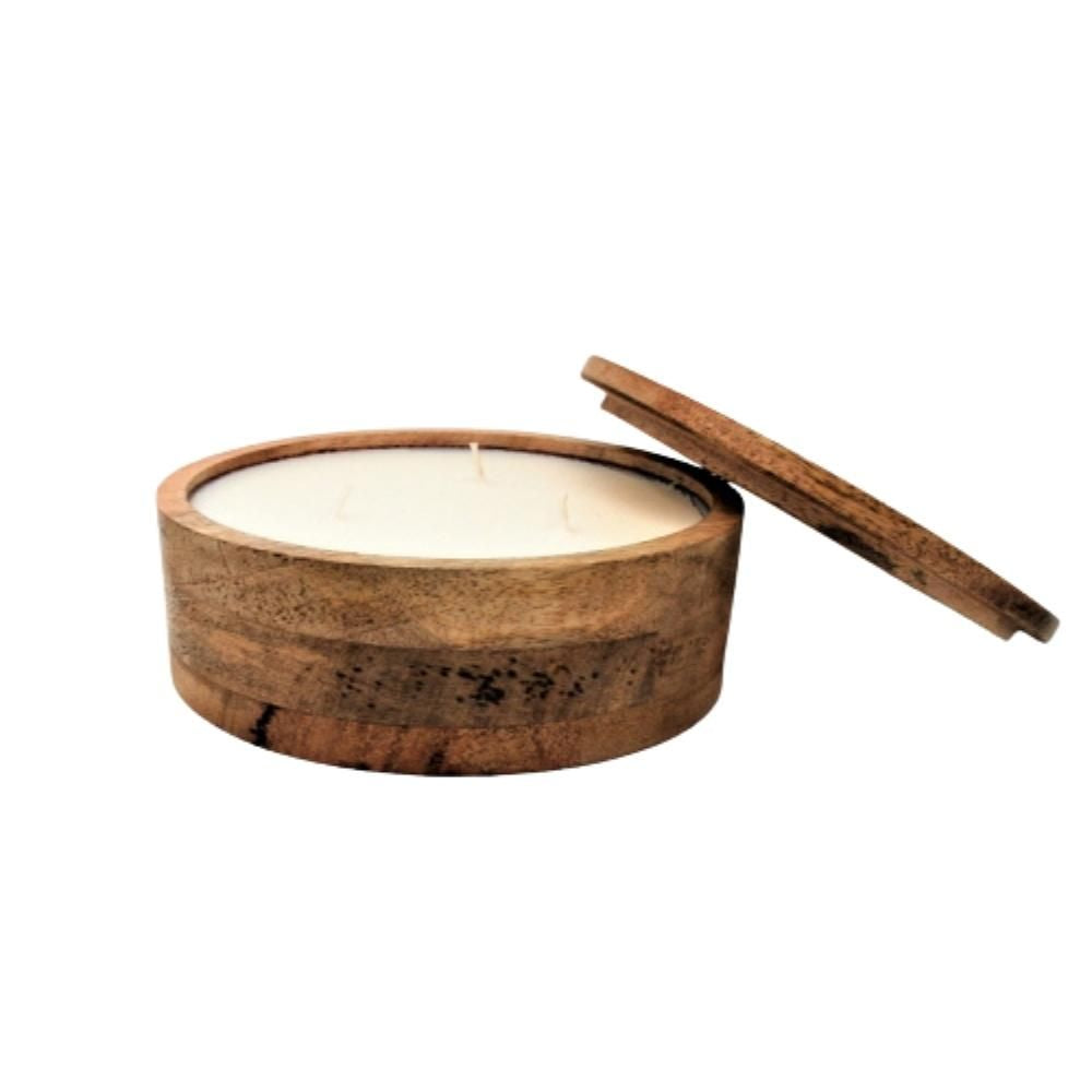 Himalayan Sunlight in the Forest Mountain Barrel Candle - GRACEiousliving.com