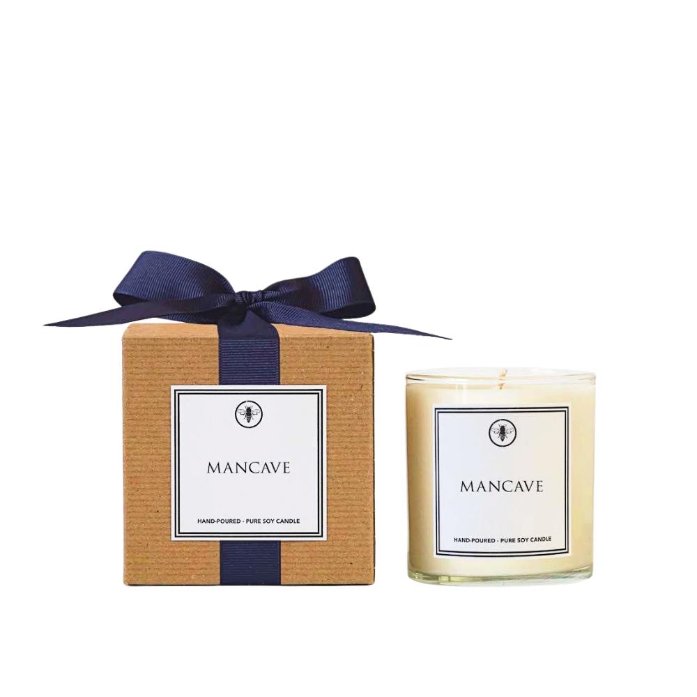 MANCAVE 11 oz. Soy Wax Candle - GRACEiousliving.com