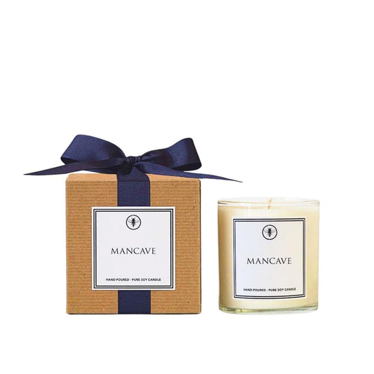 MANCAVE 11 oz. Soy Wax Candle - GRACEiousliving.com