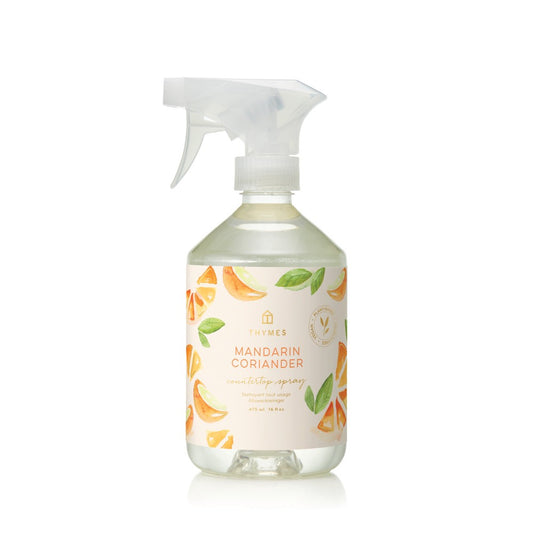 Thymes Mandarin Coriander Countertop Spray - GRACEiousliving.com